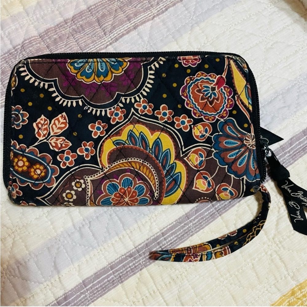 Vera Bradley Multicolor Floral Wristlet